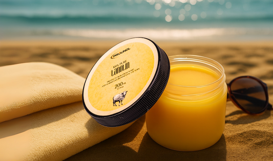 Lanolina – naturalna ulga dla skóry w upalne dni